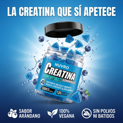 Creatina en gominolas